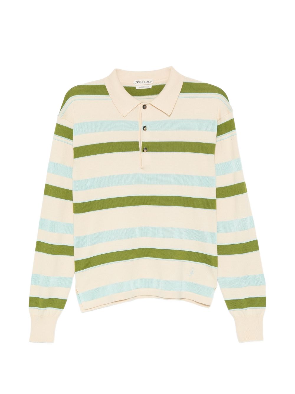 032C JW Anderson Cotton and Wool Polo Shirt-Topwear-[Adult]-[Female]-2022 Online Blue Zone Planet