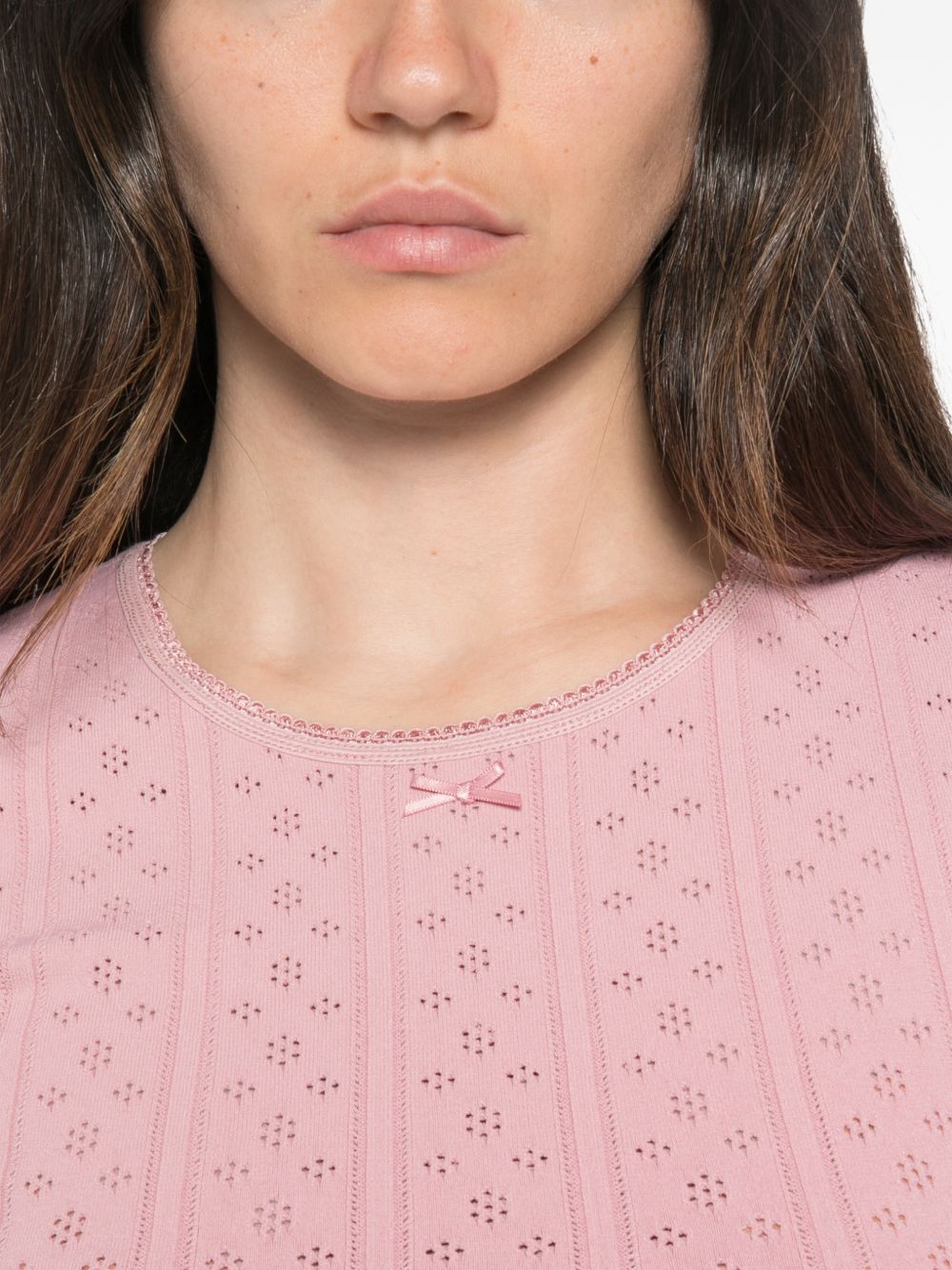 032C JW Anderson Logo Cotton T-Shirt-Topwear-[Adult]-[Female]-2022 Online Blue Zone Planet