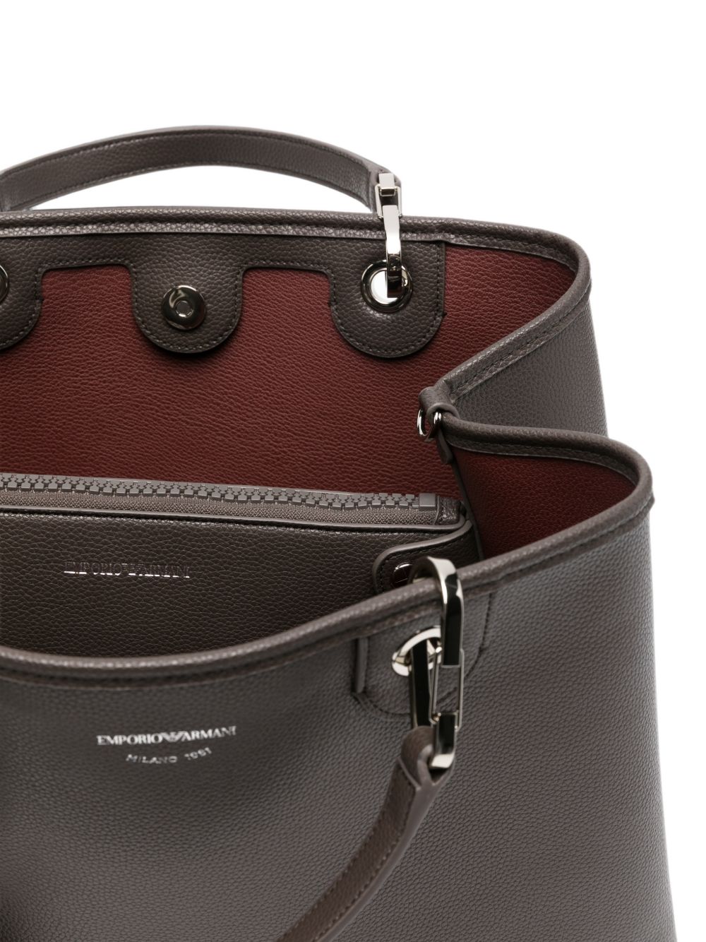 Emporio Armani MyEA Medium Tote Bag-Shopper-[Adult]-[Female]-2022 Online Blue Zone Planet