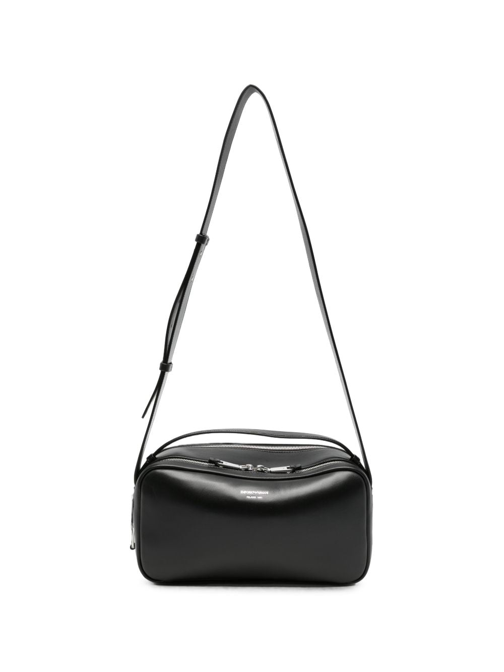 Emporio Armani Leather Crossbody Bag-Handbag-[Adult]-[Female]-UNI-BLACK-2022 Online Blue Zone Planet