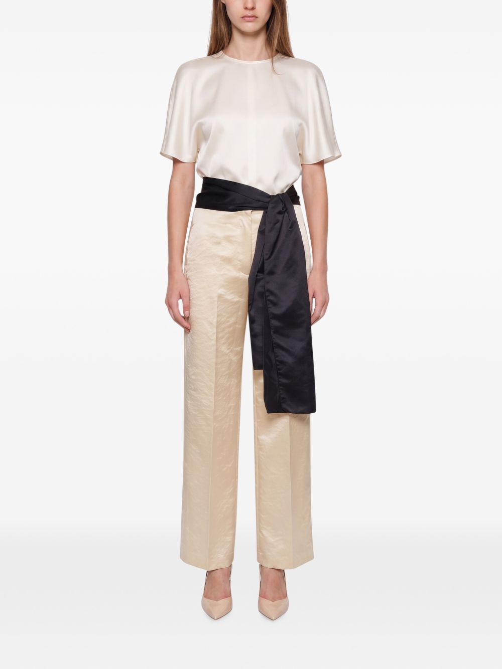 Forte Forte Smoking Trousers-Trousers-[Adult]-[Female]-2022 Online Blue Zone Planet