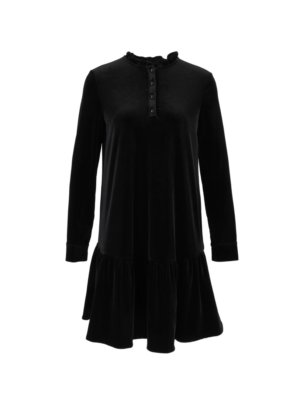Emporio Armani Chenille Dress-TOPS / DRESSES-[Adult]-[Female]-40-BLACK-2022 Online Blue Zone Planet