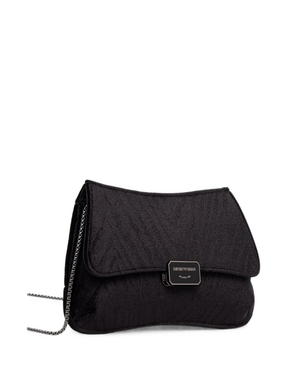 Emporio Armani Velvet Clutch-Clutches-[Adult]-[Female]-2022 Online Blue Zone Planet