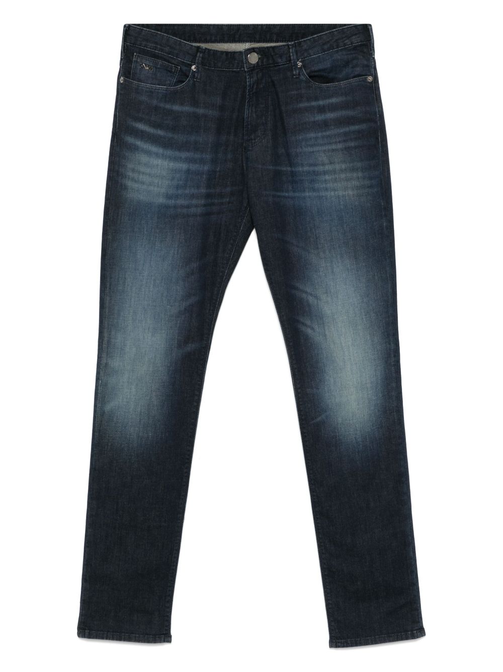 Emporio Armani Slim Denim Jeans-Jeans-[Adult]-[Female]-2022 Online Blue Zone Planet