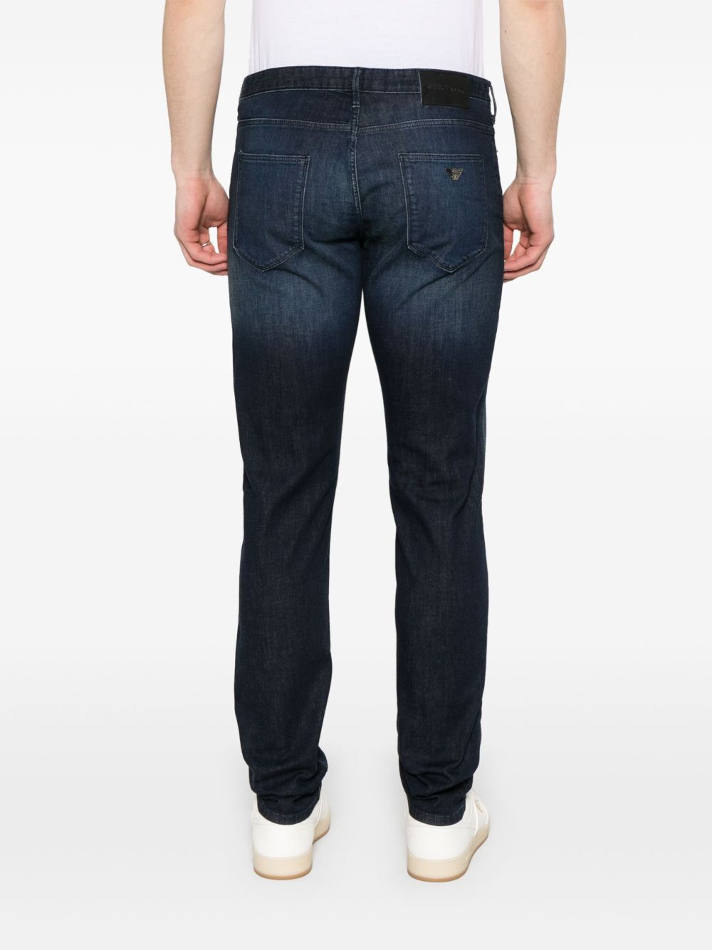 Emporio Armani Slim Denim Jeans-Jeans-[Adult]-[Female]-2022 Online Blue Zone Planet