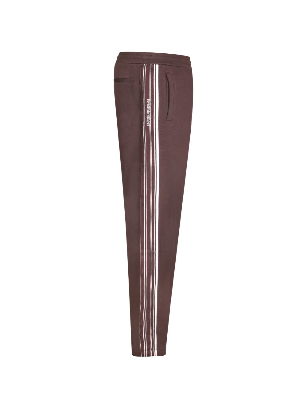 Emporio Armani Cotton Sweatpants-Trousers-[Adult]-[Female]-2022 Online Blue Zone Planet