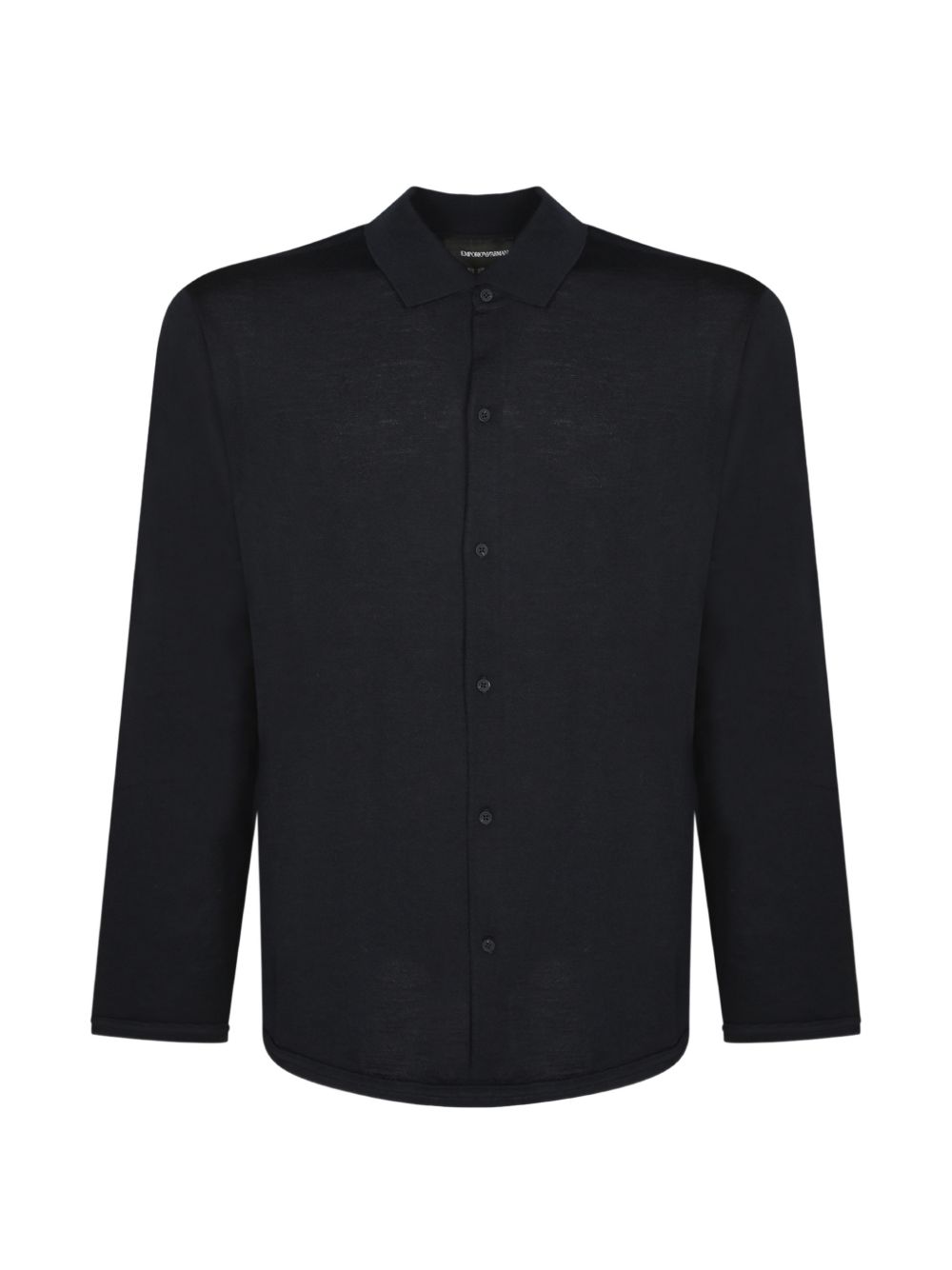 Emporio Armani Wool Shirt-Shirts-[Adult]-[Female]-3XL-NAVY-2022 Online Blue Zone Planet
