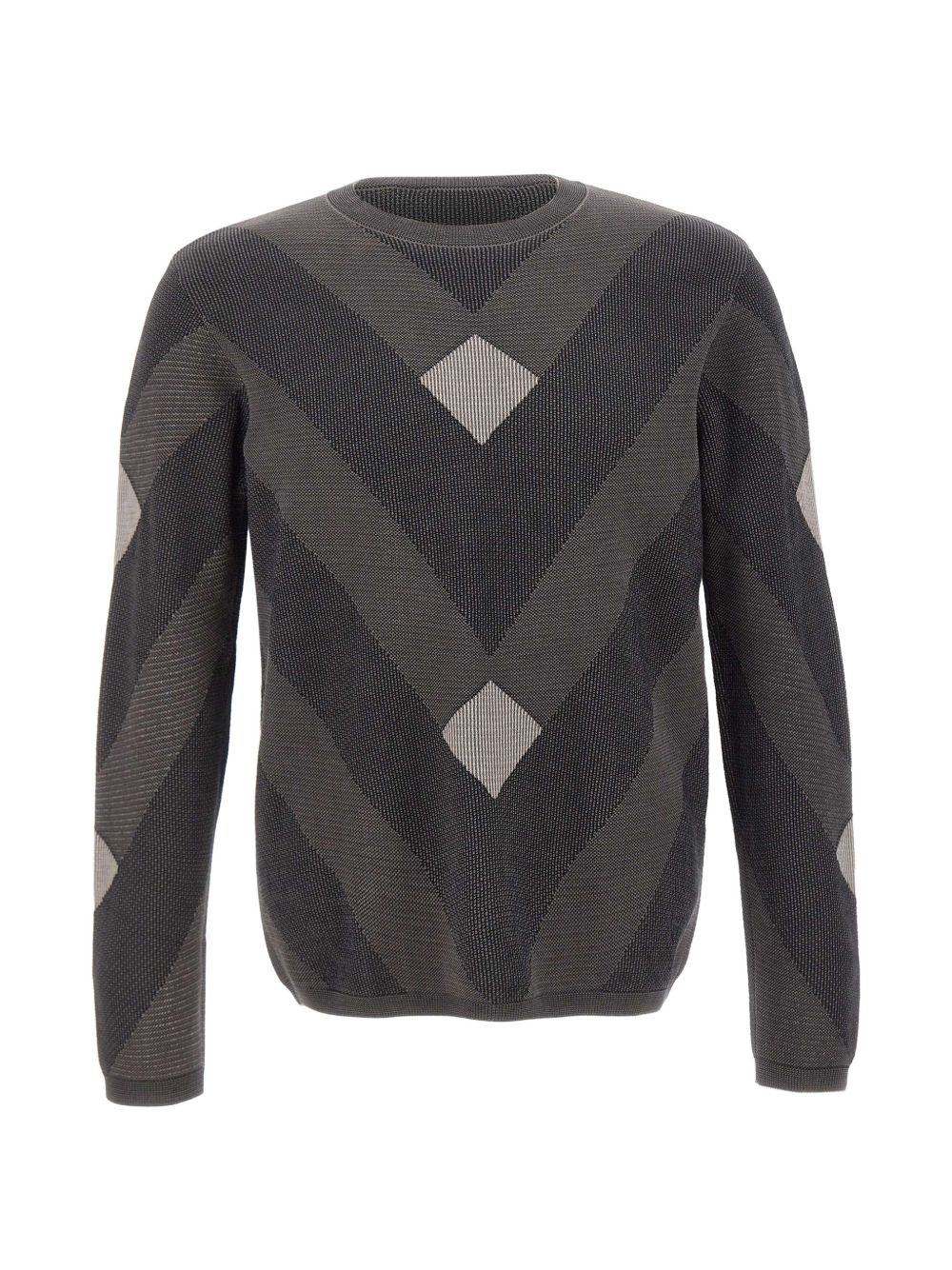 Emporio Armani Cotton Crewneck Sweater-TOPS / DRESSES-[Adult]-[Female]-3XL-NAVY-2022 Online Blue Zone Planet