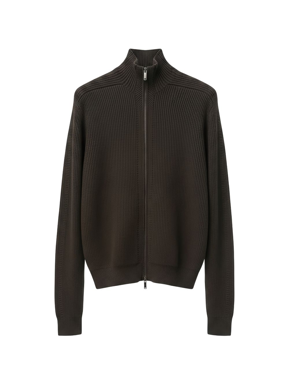 Emporio Armani Wool Cardigan-TOPS / DRESSES-[Adult]-[Female]-46-GREY-2022 Online Blue Zone Planet