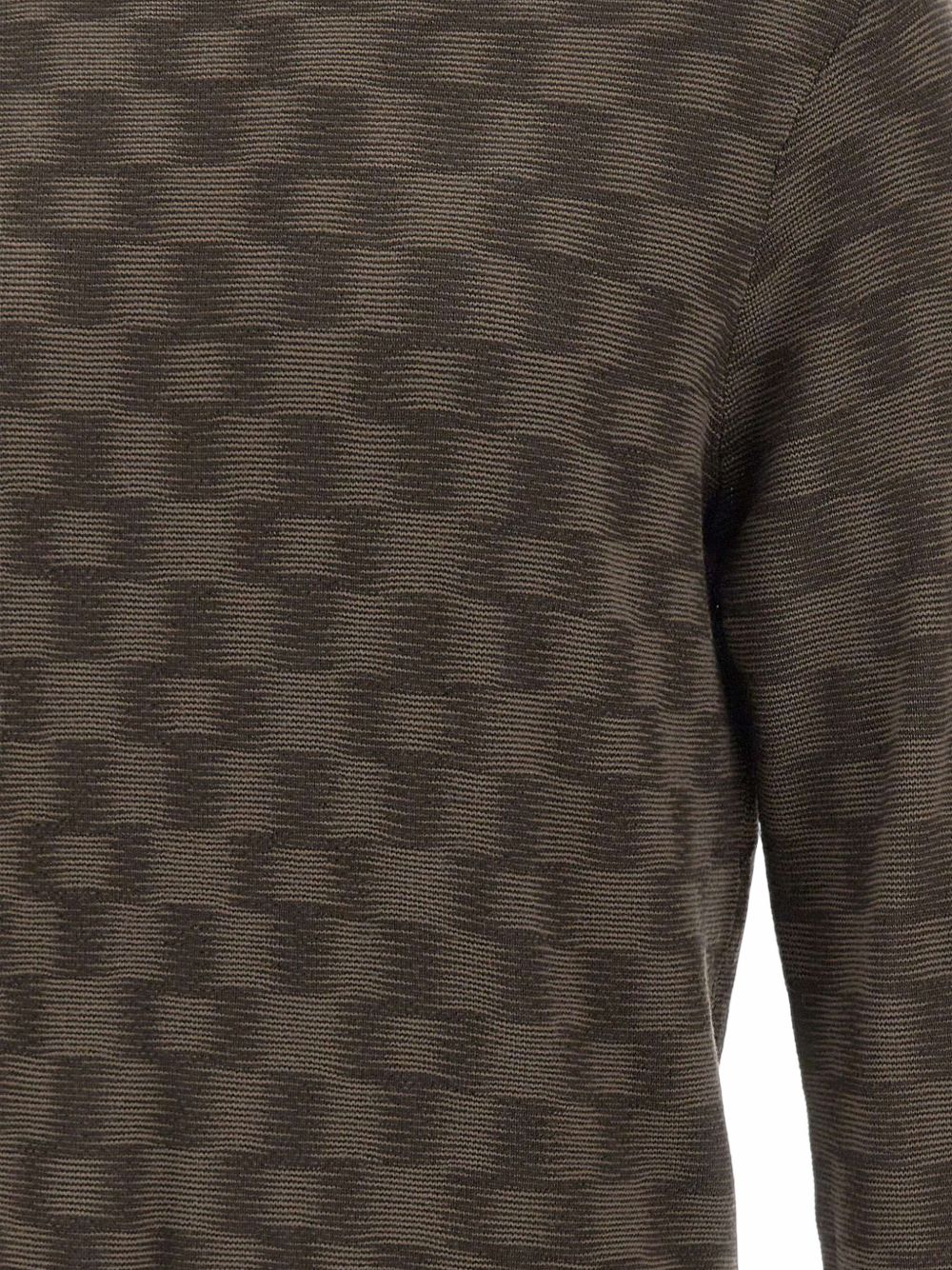 Emporio Armani Wool Crewneck Sweater-TOPS / DRESSES-[Adult]-[Female]-2022 Online Blue Zone Planet
