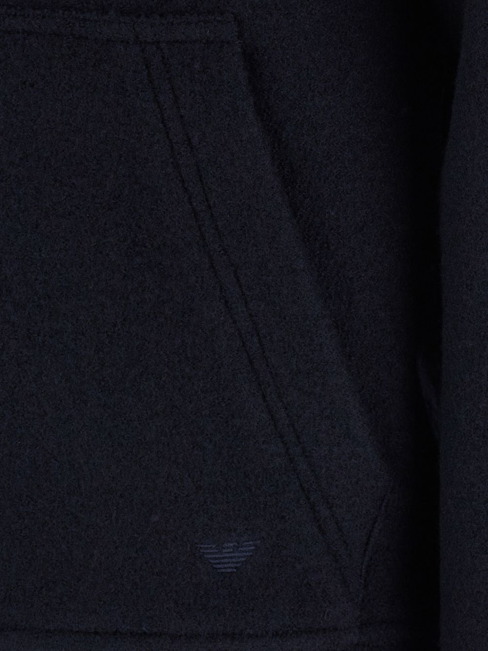 Emporio Armani Wool Blend Blouson Jacket-Tops / Dresses-[Adult]-[Female]-2022 Online Blue Zone Planet