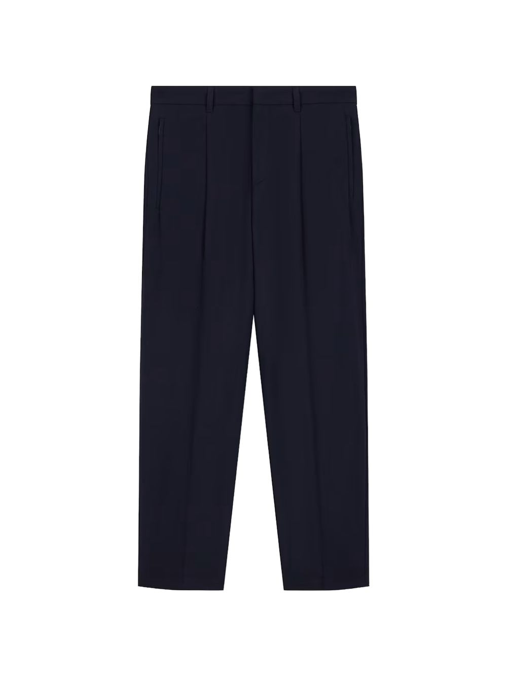 Emporio Armani Chino Trousers-Trousers-[Adult]-[Female]-46-NAVY-2022 Online Blue Zone Planet