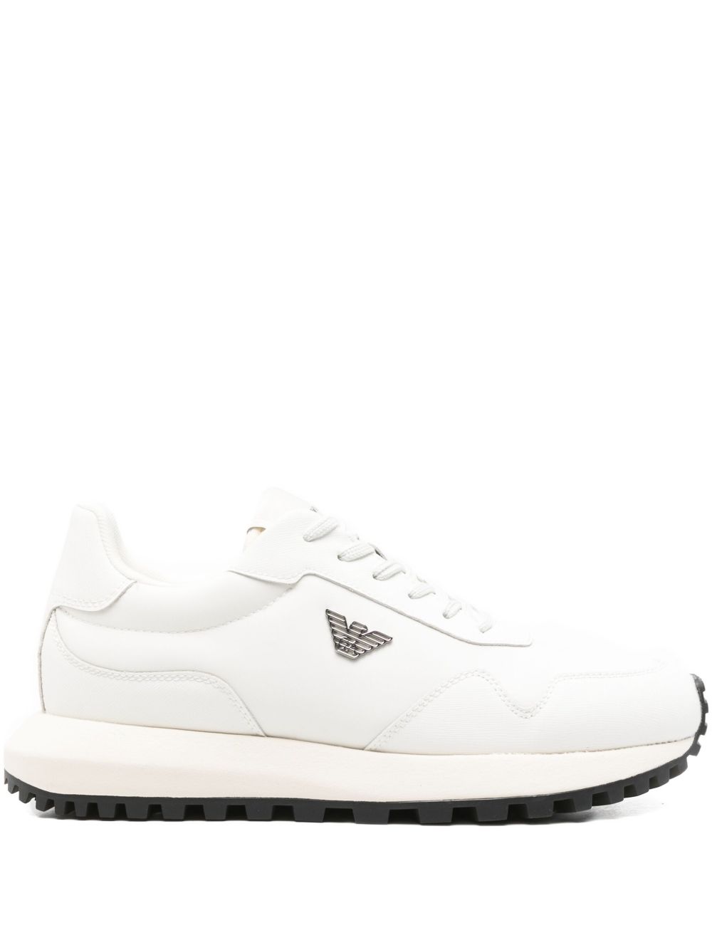 Emporio Armani Logo Sneakers-Sneakers-[Adult]-[Female]-10-WHITE-2022 Online Blue Zone Planet