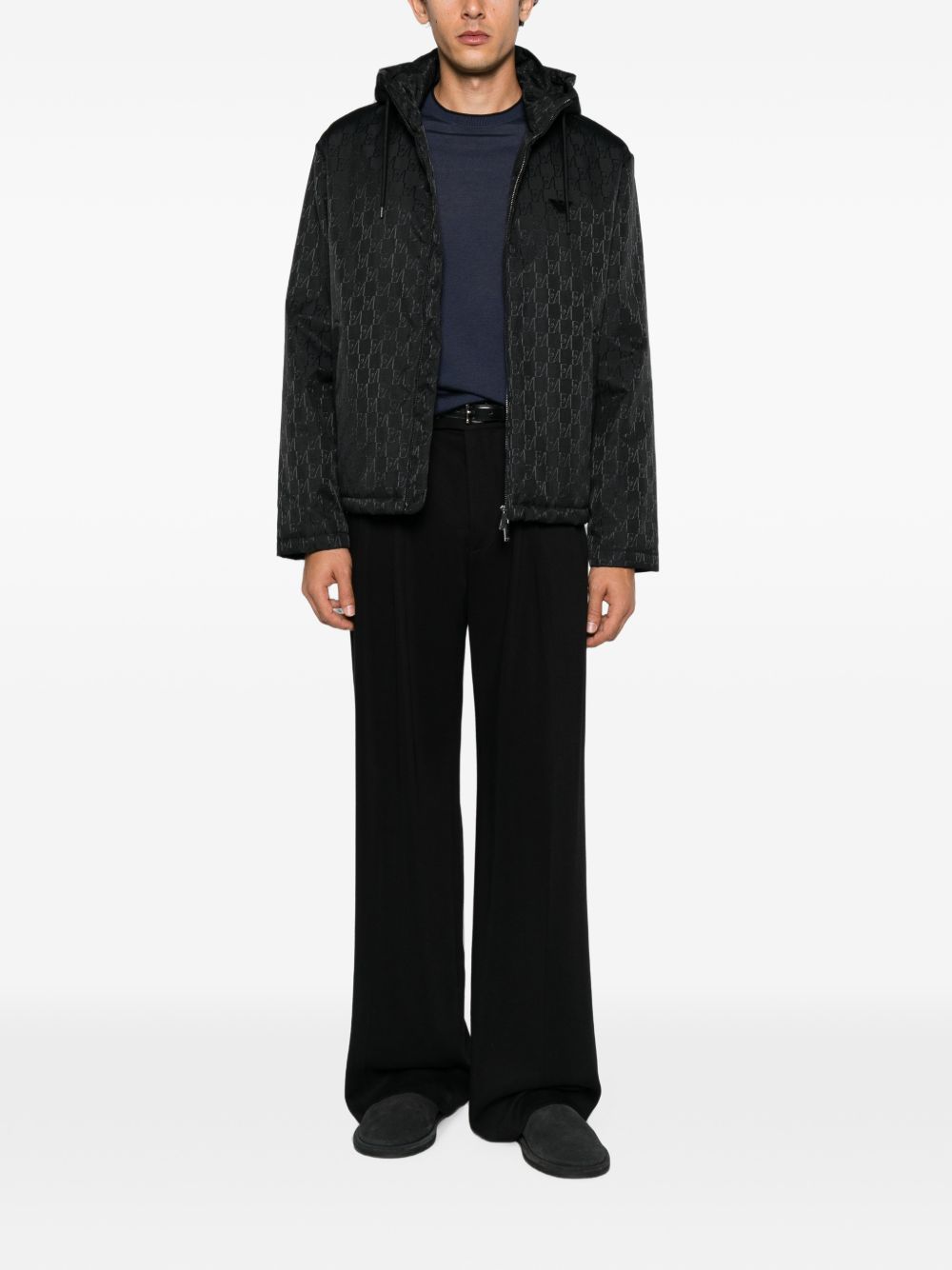 Emporio Armani Nylon Blouson Jacket-Jackets-[Adult]-[Female]-2022 Online Blue Zone Planet