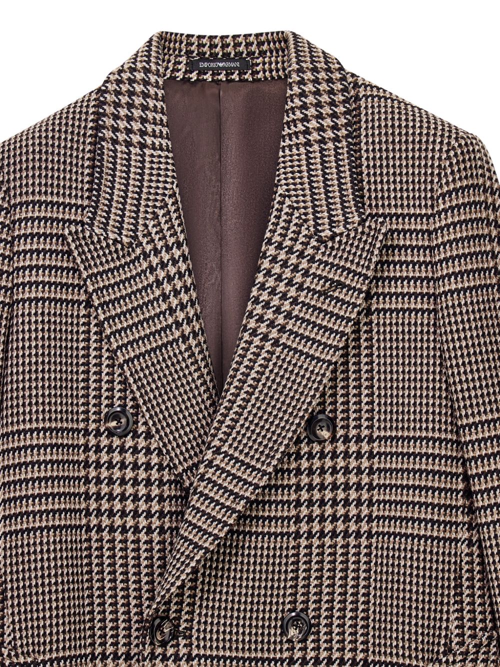 Emporio Armani Wool Double-Breasted Coat-TOPS / DRESSES-[Adult]-[Female]-2022 Online Blue Zone Planet
