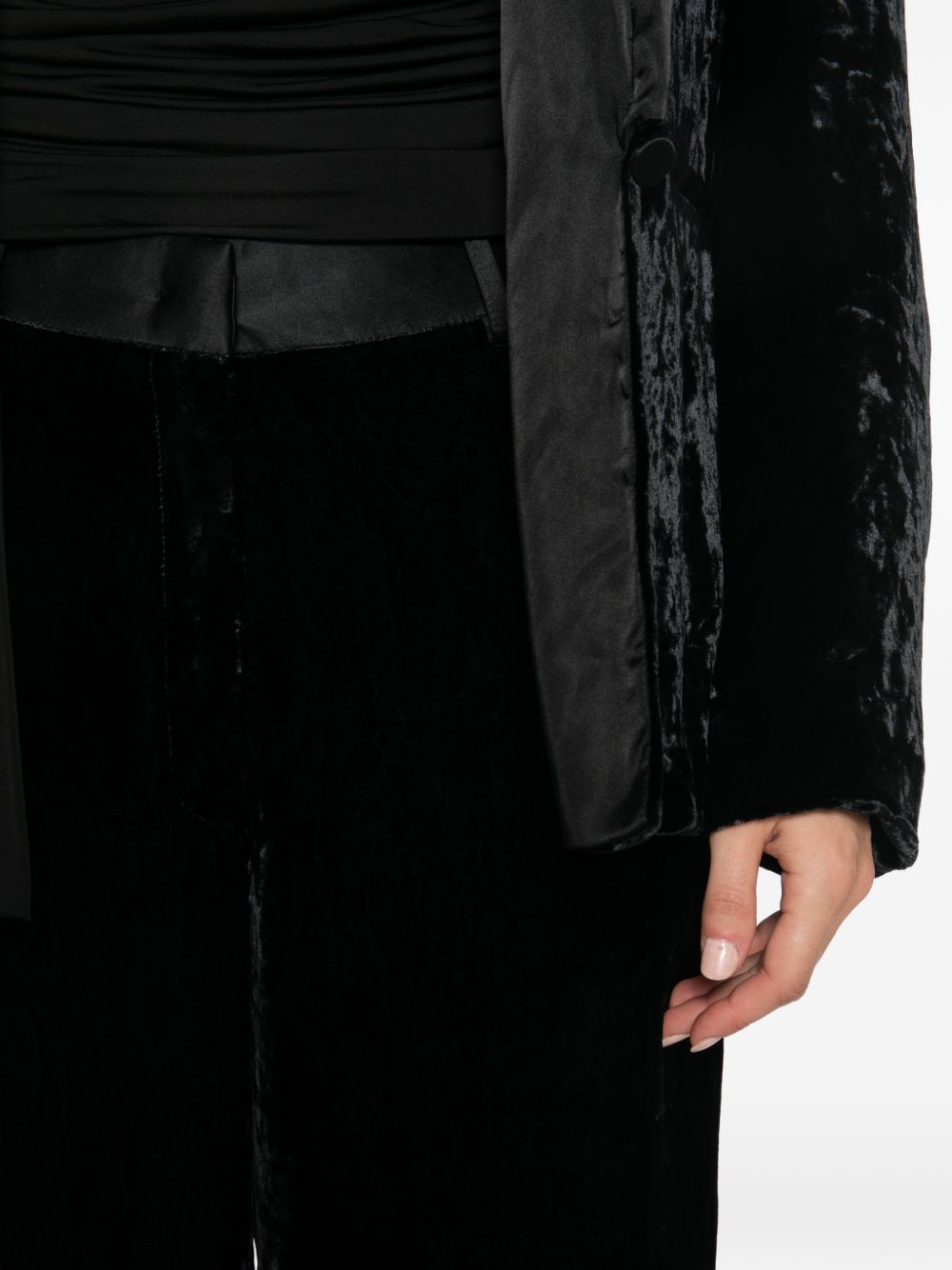 Forte Forte Velvet Trousers-Trousers-[Adult]-[Female]-2022 Online Blue Zone Planet