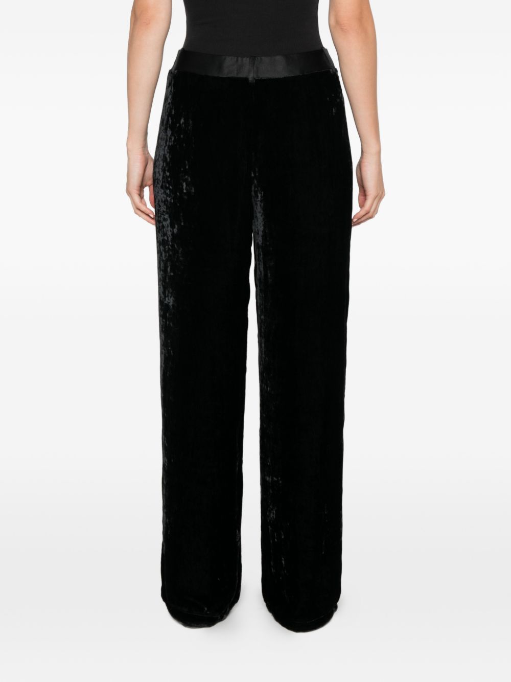 Forte Forte Velvet Trousers-Trousers-[Adult]-[Female]-2022 Online Blue Zone Planet