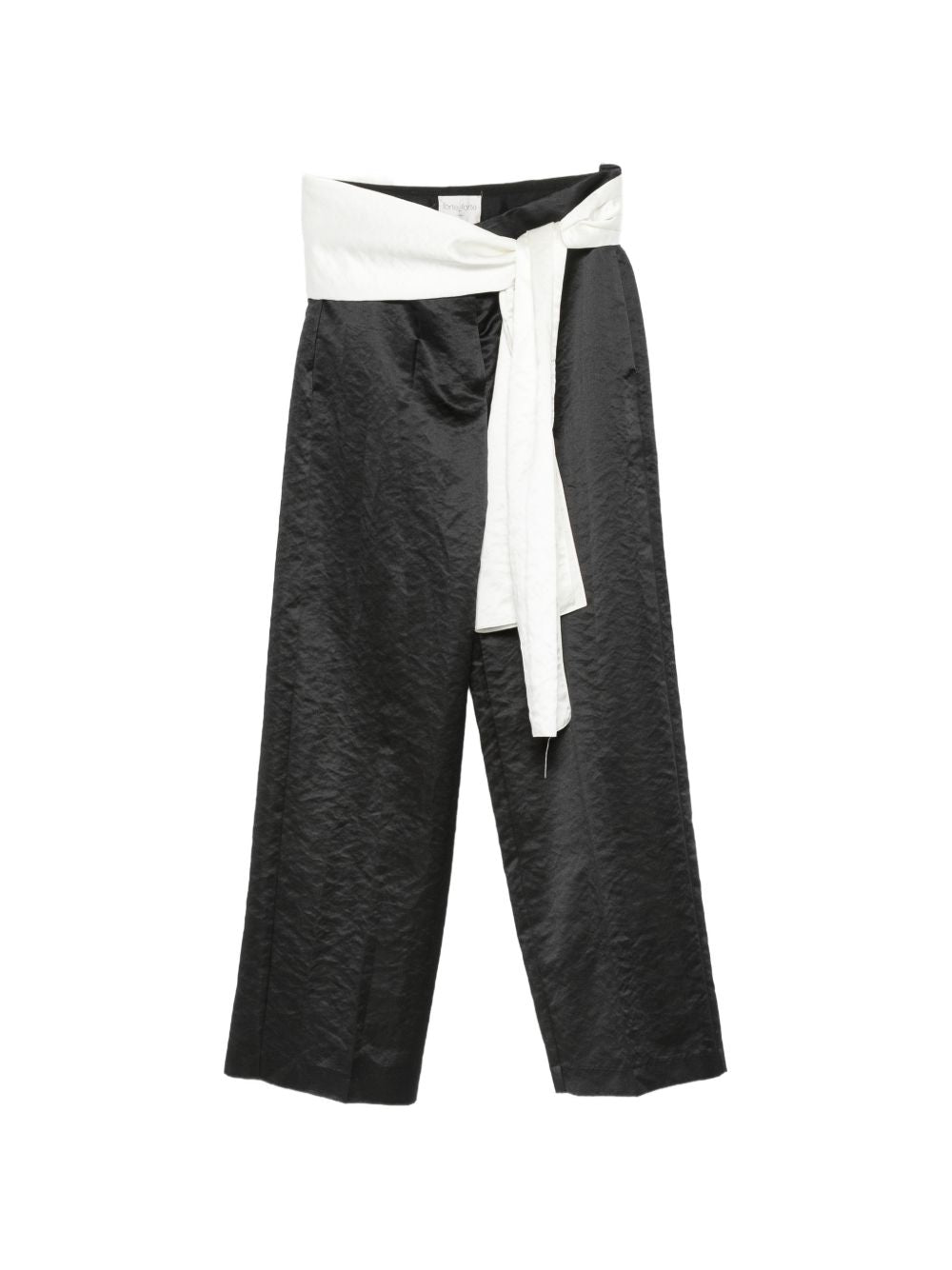 Forte Forte Smoking Trousers-Trousers-[Adult]-[Female]-1-BLACK-2022 Online Blue Zone Planet