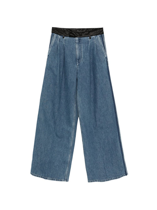 Forte Forte Denim Cotton Jeans-Jeans-[Adult]-[Female]-2-NAVY-2022 Online Blue Zone Planet