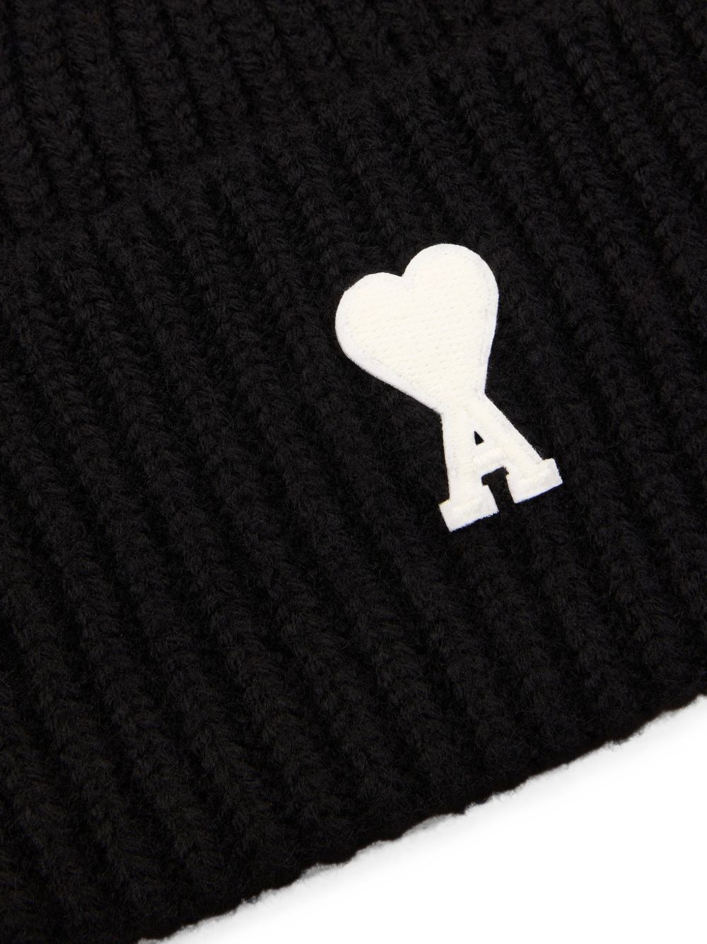 Ami Paris Ami de Coeur Wool Beanie-Scarves Hats & Gloves-[Adult]-[Female]-2022 Online Blue Zone Planet