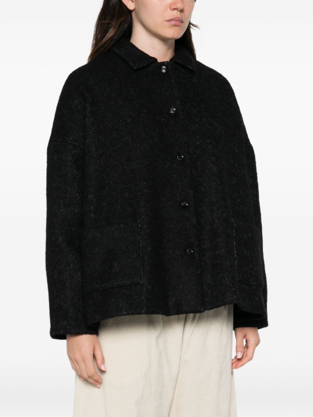 Apuntob Cotton and Wool Jacket-Jackets-[Adult]-[Female]-2022 Online Blue Zone Planet