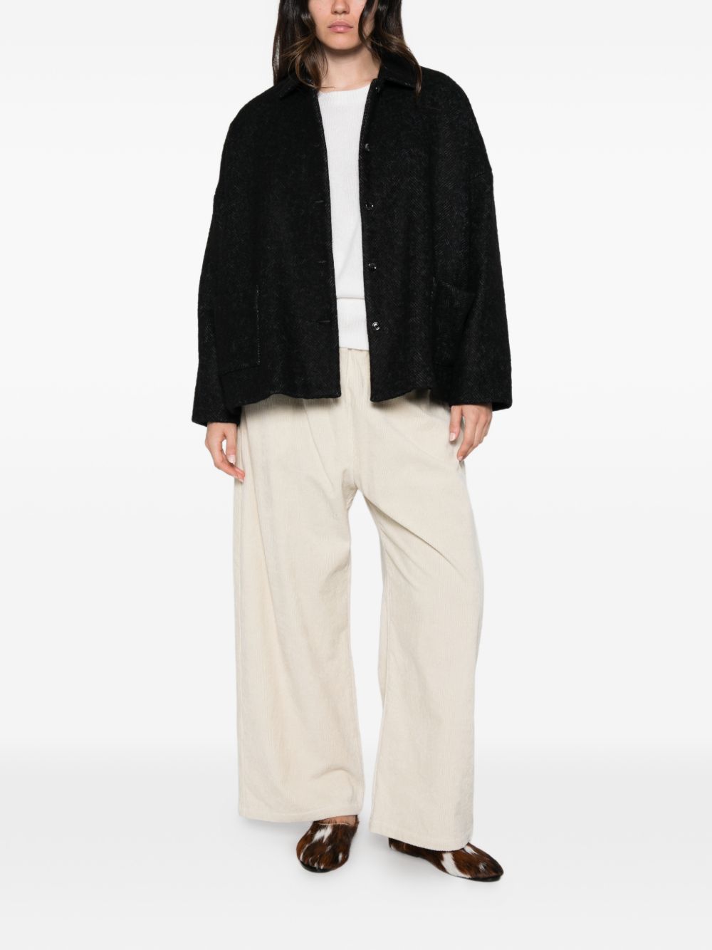 Apuntob Cotton and Wool Jacket-Jackets-[Adult]-[Female]-2022 Online Blue Zone Planet