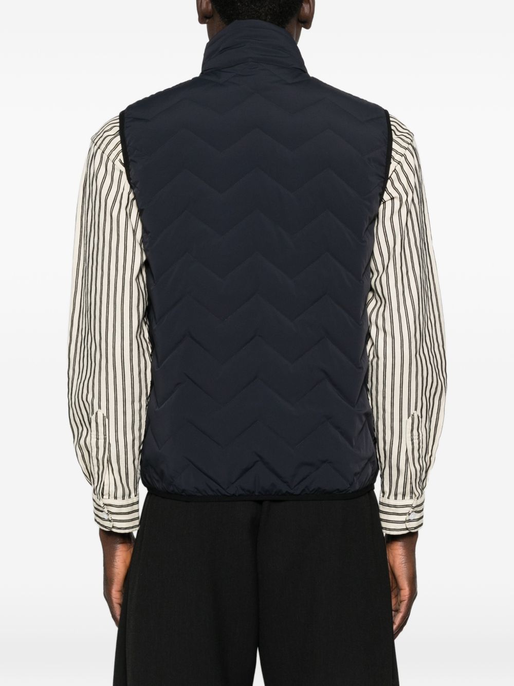 Emporio Armani Nylon Down Vest-Vests-[Adult]-[Female]-2022 Online Blue Zone Planet