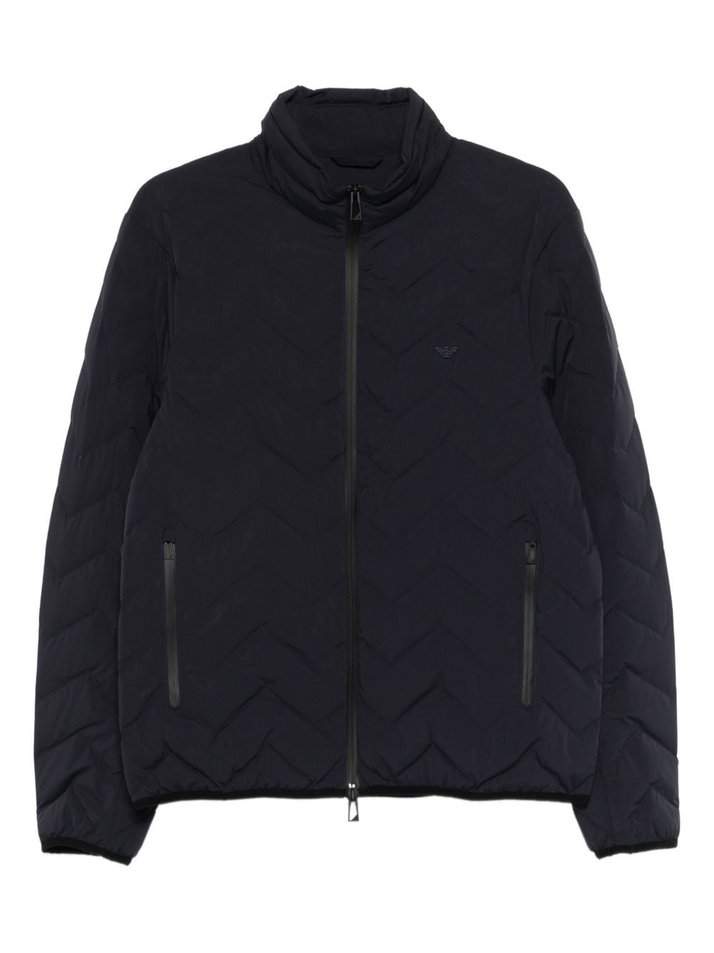 Emporio Armani Nylon Down Jacket-TOPS / DRESSES-[Adult]-[Female]-48-NAVY-2022 Online Blue Zone Planet