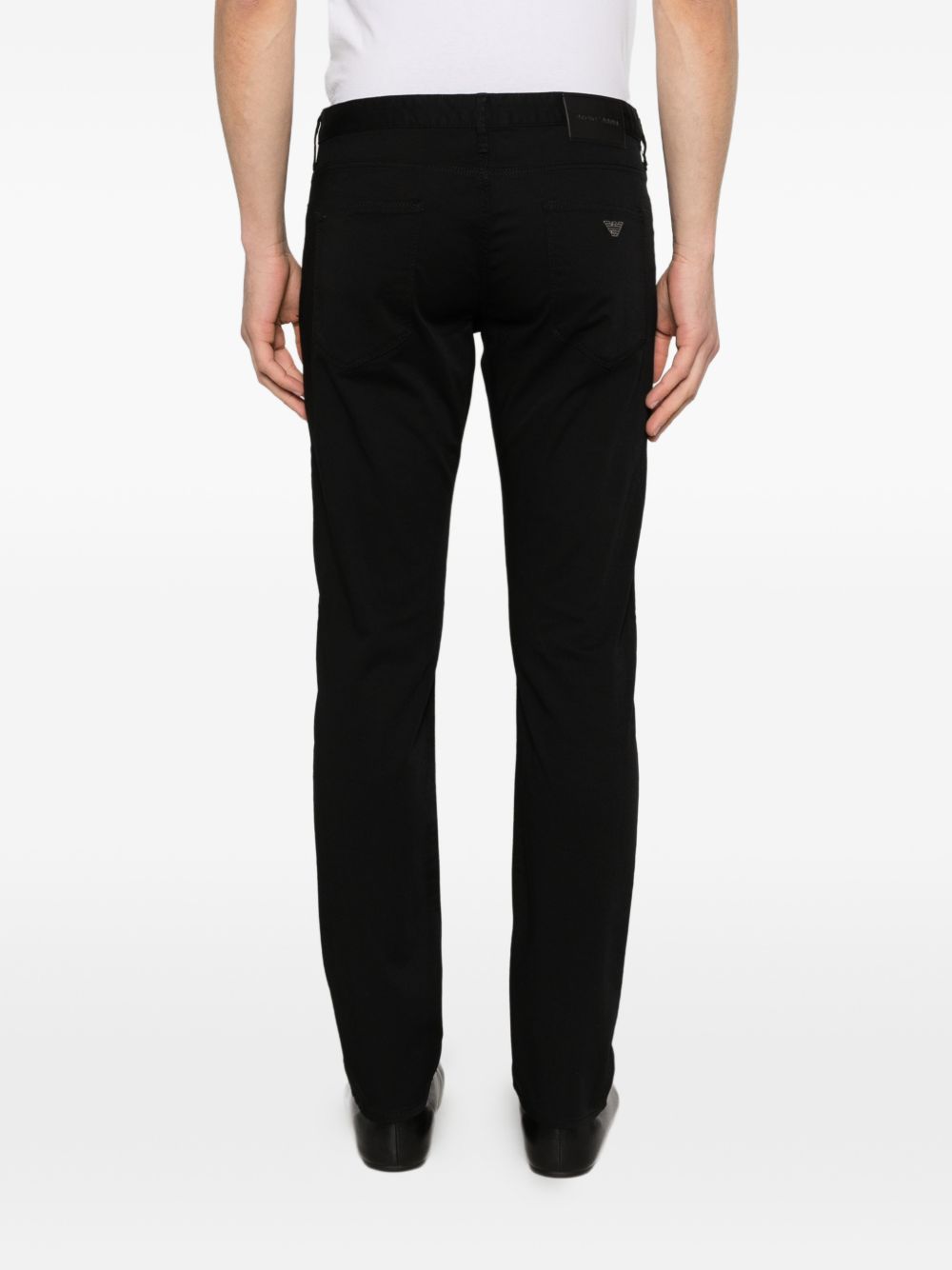 Emporio Armani Slim Denim Jeans-Jeans-[Adult]-[Female]-2022 Online Blue Zone Planet