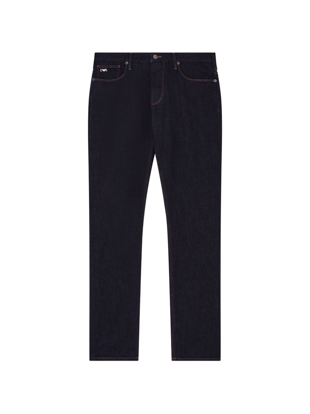 Emporio Armani Slim Denim Jeans-Jeans-[Adult]-[Female]-30-INK-2022 Online Blue Zone Planet