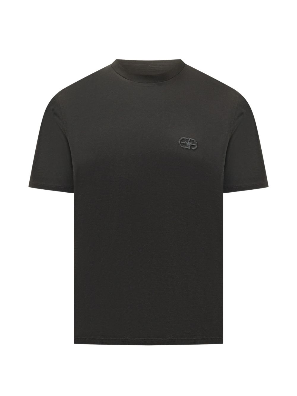 Emporio Armani Logo T-Shirt-Topwear-[Adult]-[Female]-temp-3XL-BLACK-2022 Online Blue Zone Planet
