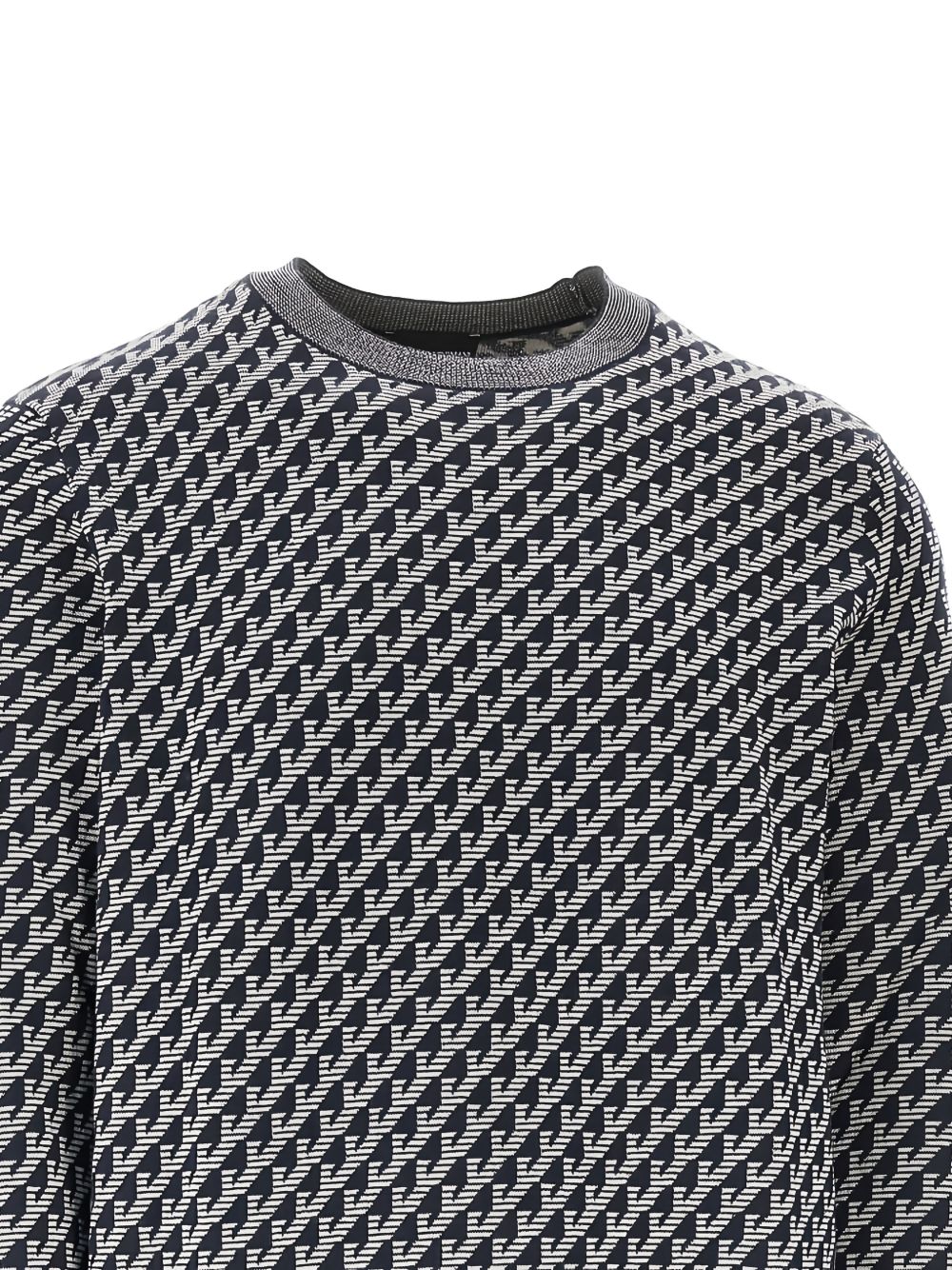 Emporio Armani Sweaters NAVY-TOPS / DRESSES-[Adult]-[Female]-2022 Online Blue Zone Planet