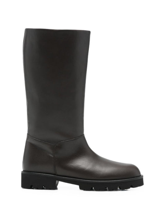 032C Dear Frances Loch Leather Boots-Boots-[Adult]-[Female]-2022 Online Blue Zone Planet