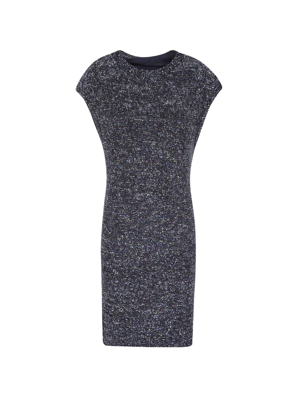 Emporio Armani Short Dress-TOPS / DRESSES-[Adult]-[Female]-38-BLACK-2022 Online Blue Zone Planet