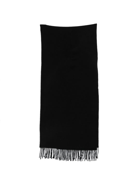 Emporio Armani Wool Hooded Scarf-Tops / Dresses-[Adult]-[Female]-UNI-BLACK-2022 Online Blue Zone Planet