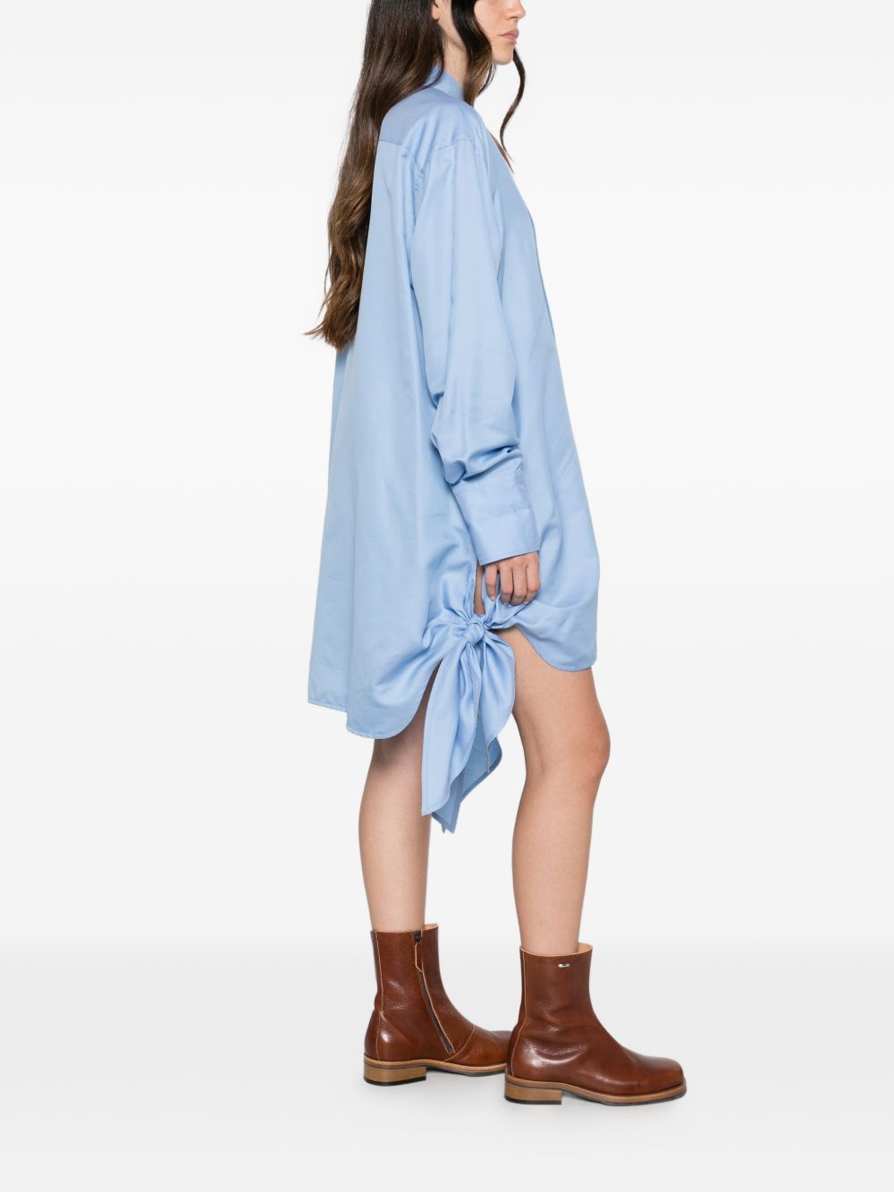 032C JW Anderson Cotton Shirt Dress-TOPS / DRESSES-[Adult]-[Female]-2022 Online Blue Zone Planet