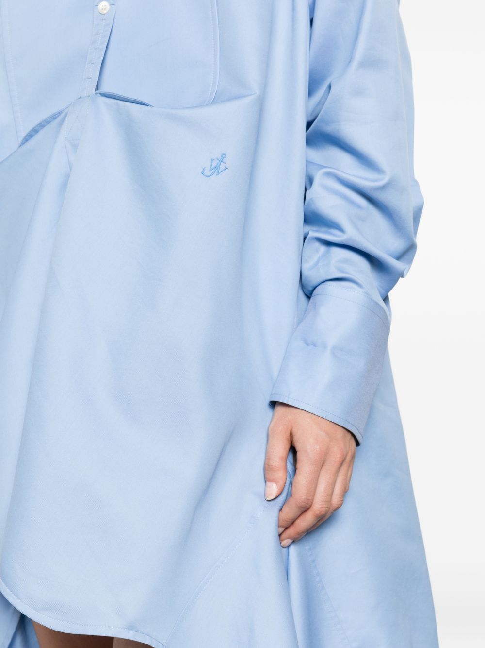 032C JW Anderson Cotton Shirt Dress-TOPS / DRESSES-[Adult]-[Female]-2022 Online Blue Zone Planet