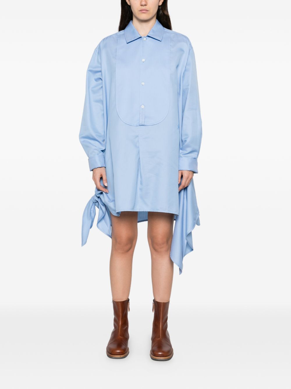 032C JW Anderson Cotton Shirt Dress-TOPS / DRESSES-[Adult]-[Female]-2022 Online Blue Zone Planet