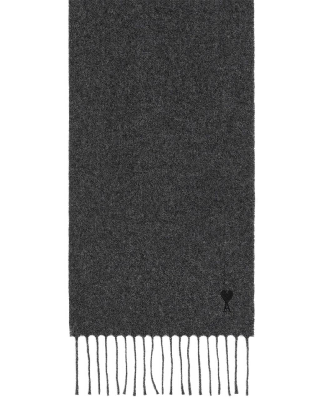 Ami Paris Scarfs DARK GREY-Scarves Hats & Gloves-[Adult]-[Female]-2022 Online Blue Zone Planet