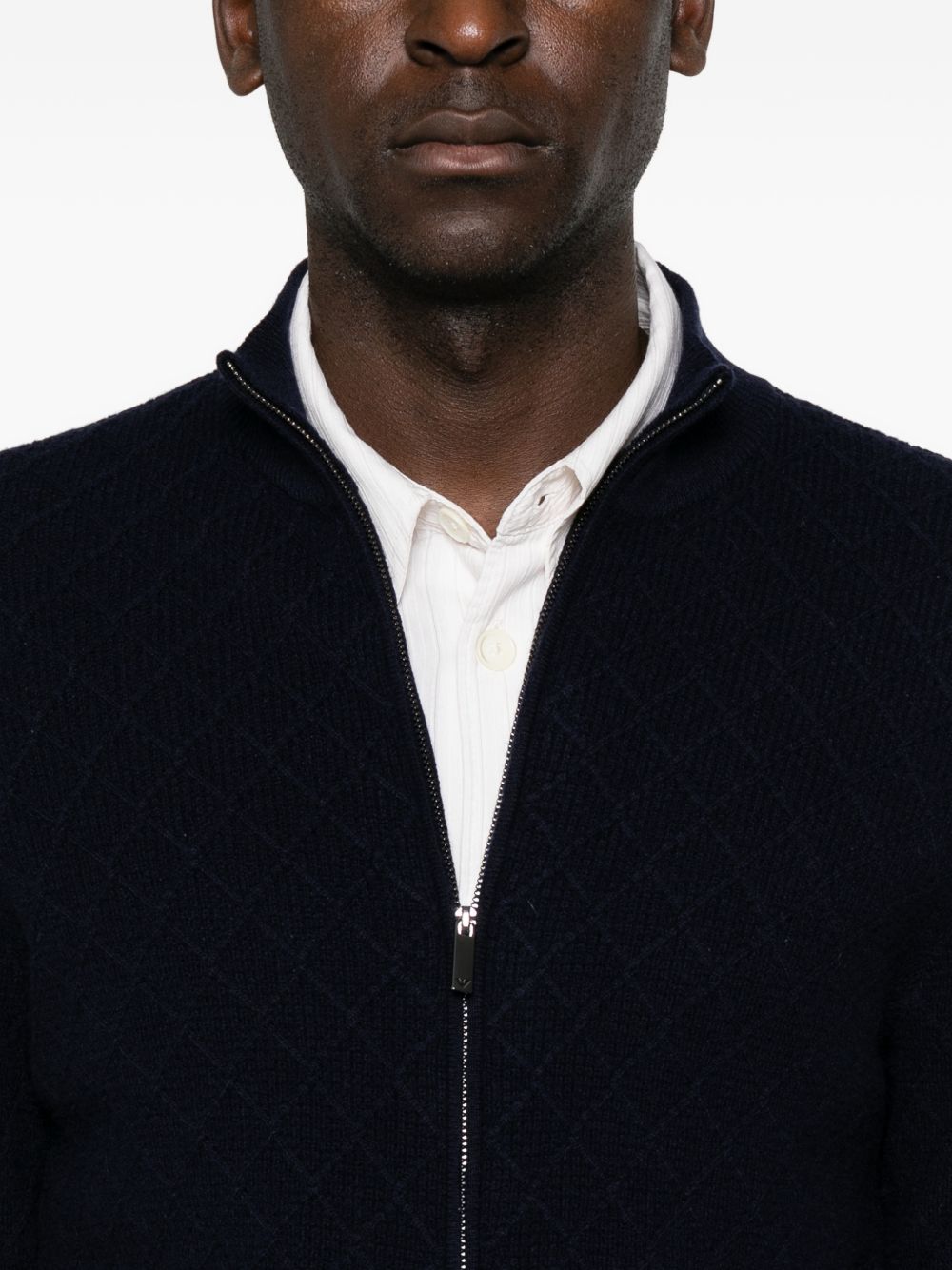 Emporio Armani Sweaters NAVY-TOPS / DRESSES-[Adult]-[Female]-2022 Online Blue Zone Planet