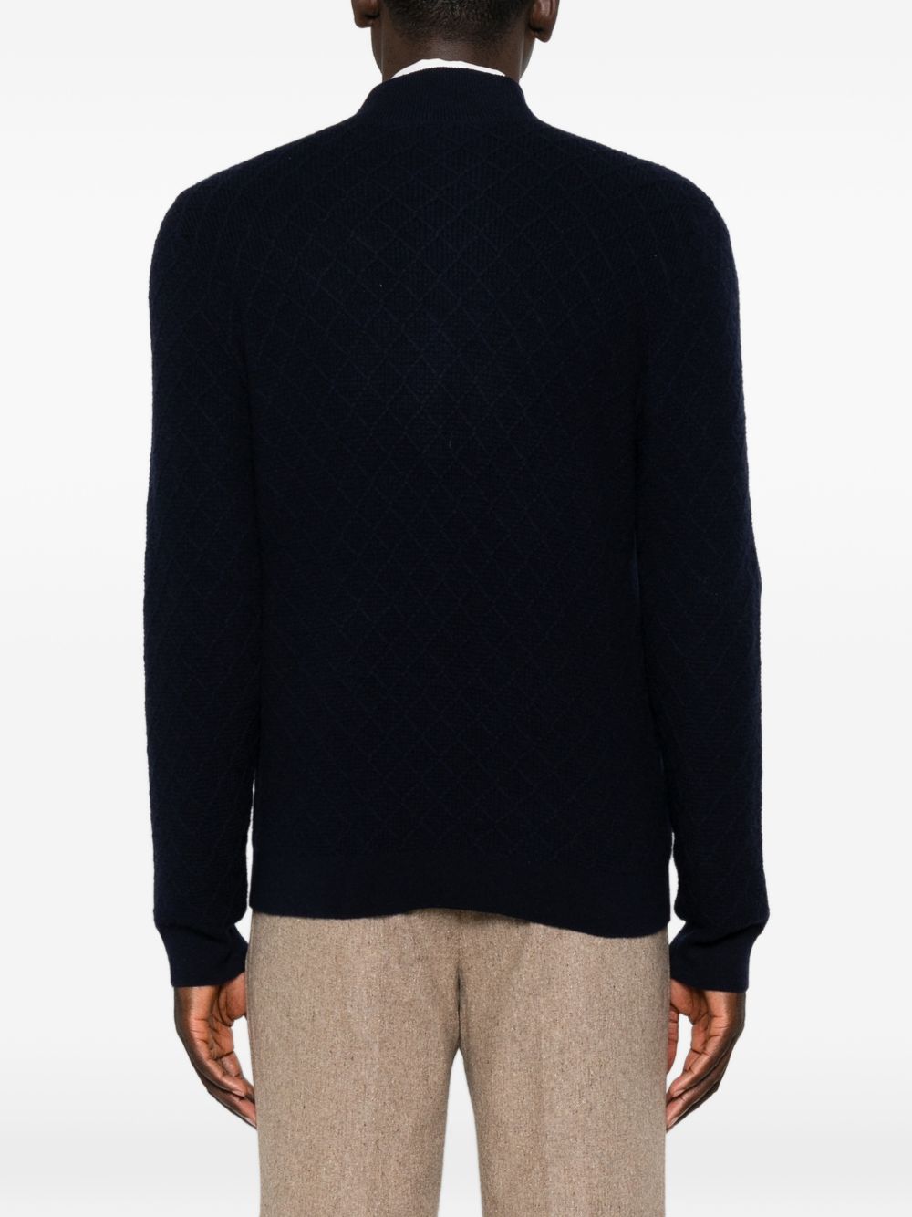 Emporio Armani Sweaters NAVY-TOPS / DRESSES-[Adult]-[Female]-2022 Online Blue Zone Planet