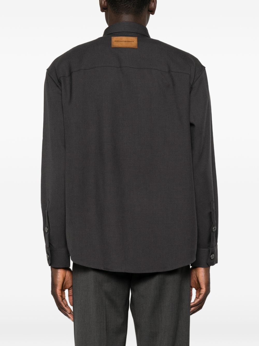 Emporio Armani Shirts GREY-Shirts-[Adult]-[Female]-2022 Online Blue Zone Planet