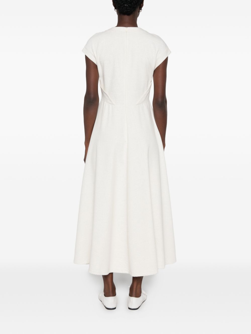 Emporio Armani Midi Dress-TOPS / DRESSES-[Adult]-[Female]-2022 Online Blue Zone Planet