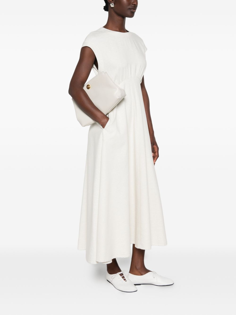 Emporio Armani Midi Dress-TOPS / DRESSES-[Adult]-[Female]-2022 Online Blue Zone Planet