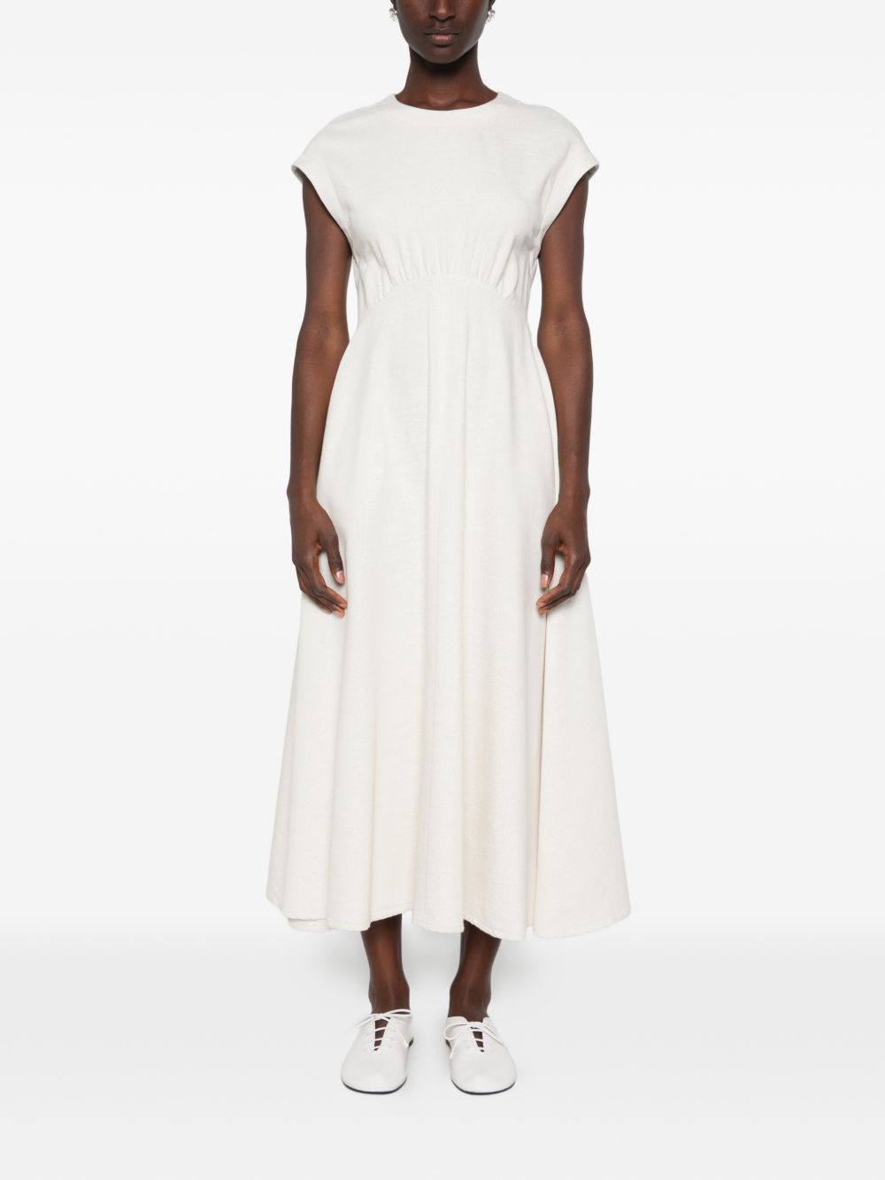 Emporio Armani Midi Dress-TOPS / DRESSES-[Adult]-[Female]-2022 Online Blue Zone Planet
