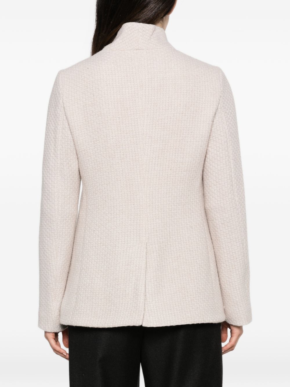 Emporio Armani Wool Blazer Jacket-Jackets-[Adult]-[Female]-2022 Online Blue Zone Planet