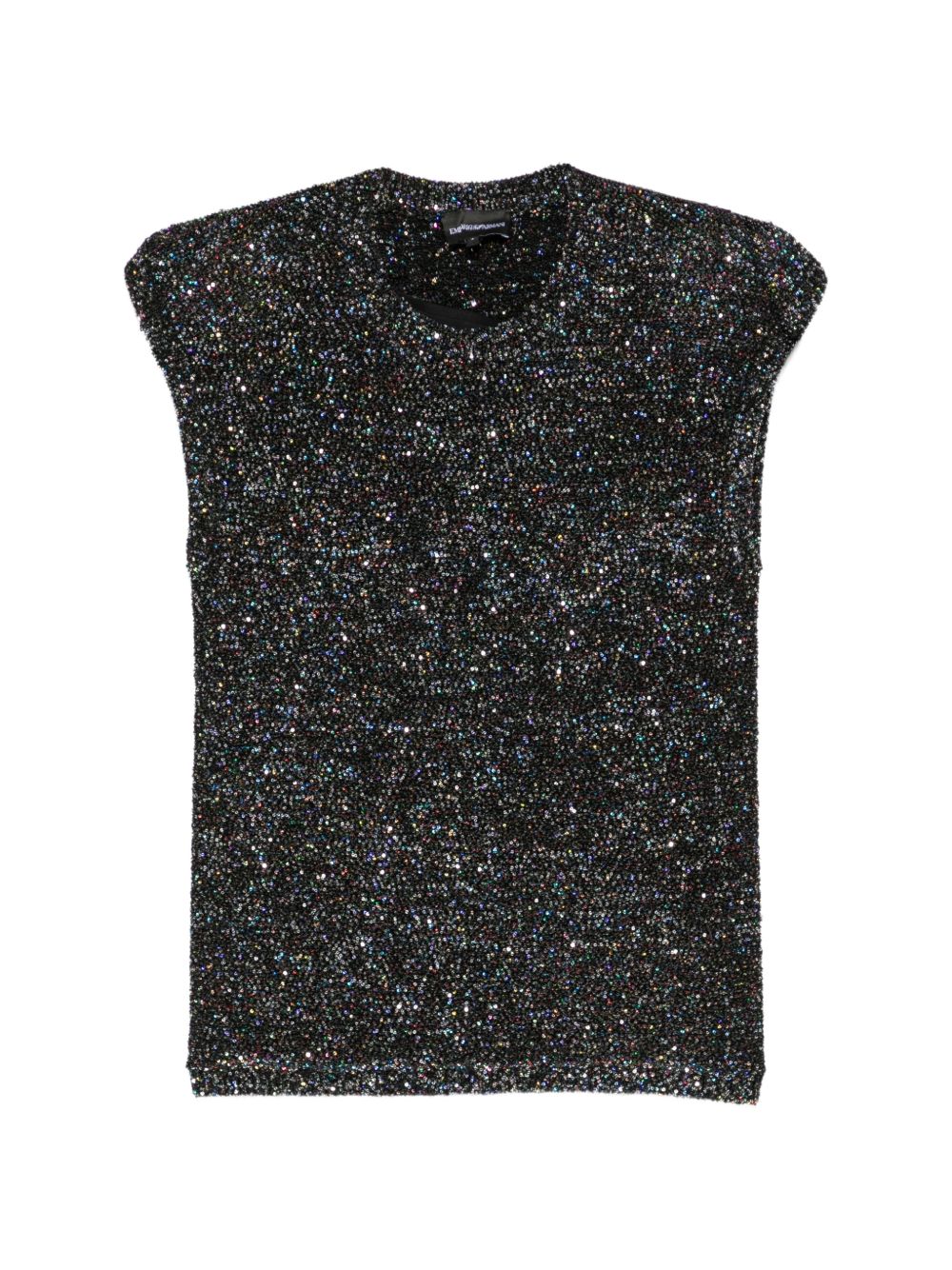 Emporio Armani Knitted Top-Topwear-[Adult]-[Female]-L-BLACK-2022 Online Blue Zone Planet