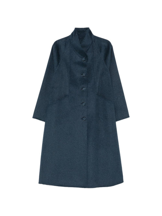 Emporio Armani Wool blend coat-Jackets-[Adult]-[Female]-38-NAVY-2022 Online Blue Zone Planet