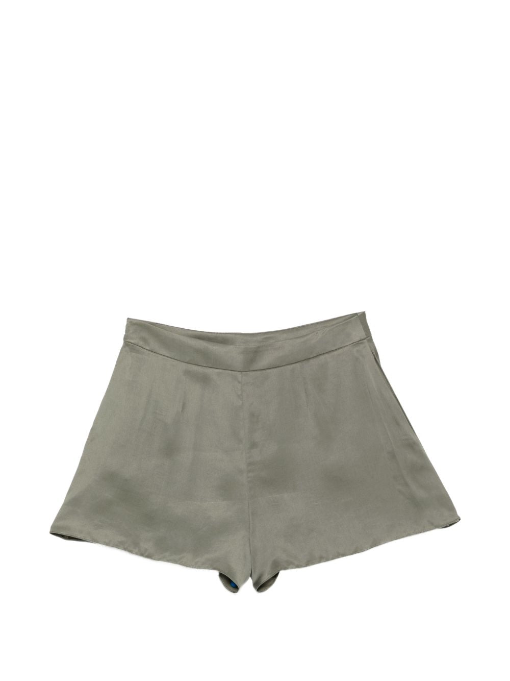 Emporio Armani High-Waisted Trousers-Trousers-[Adult]-[Female]-2022 Online Blue Zone Planet