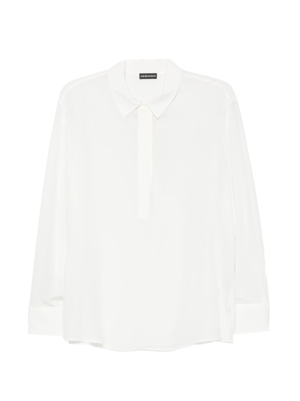 Emporio Armani Silk Shirt-Shirts-[Adult]-[Female]-2022 Online Blue Zone Planet
